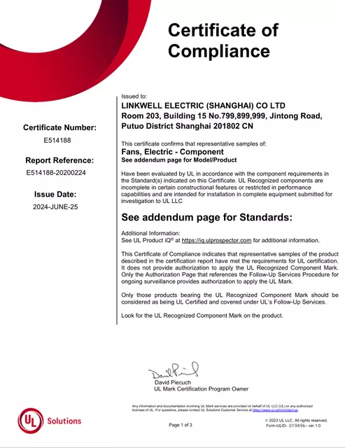 Certificate of Compliance