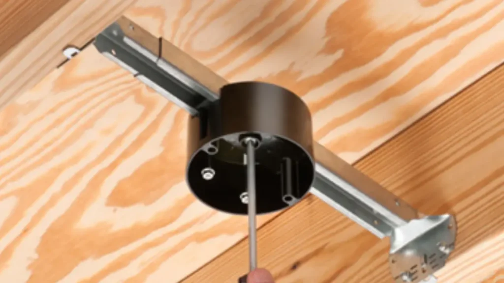 how to install fan rated junction box