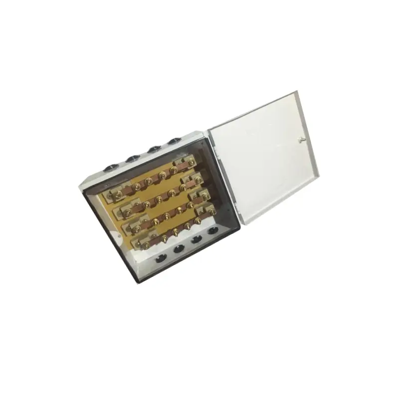 junction box with copper busbar for 480v