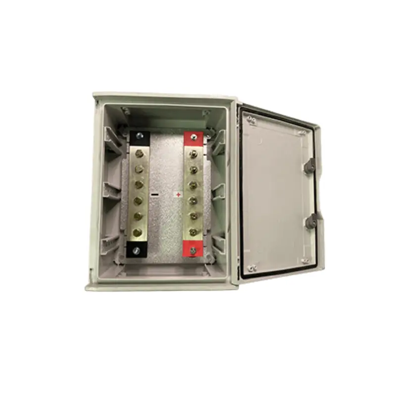 junction box with copper busbar