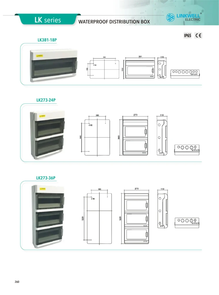 WATERPROOF DISTRIBUTION BOX 04