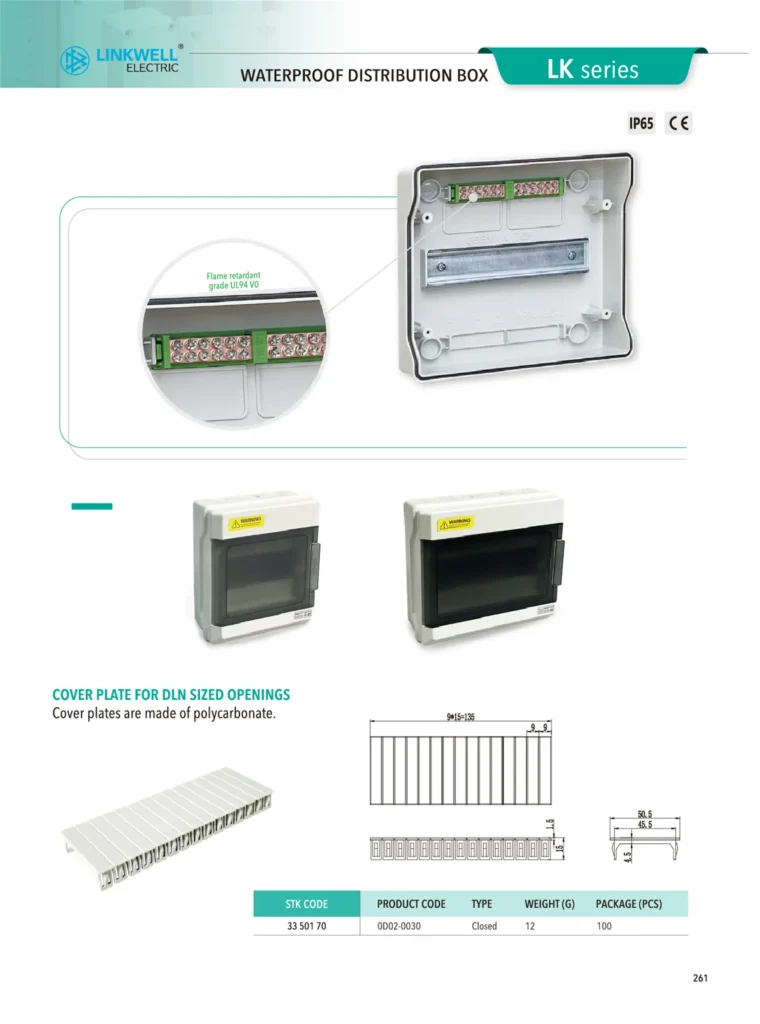 WATERPROOF DISTRIBUTION BOX 05