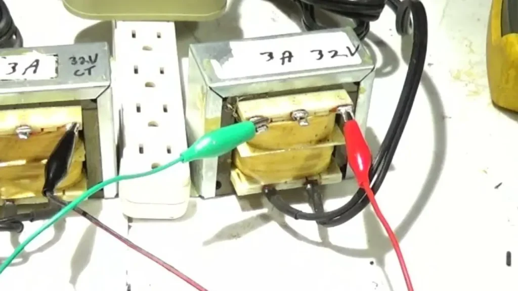 connect electrical wires to a transformer