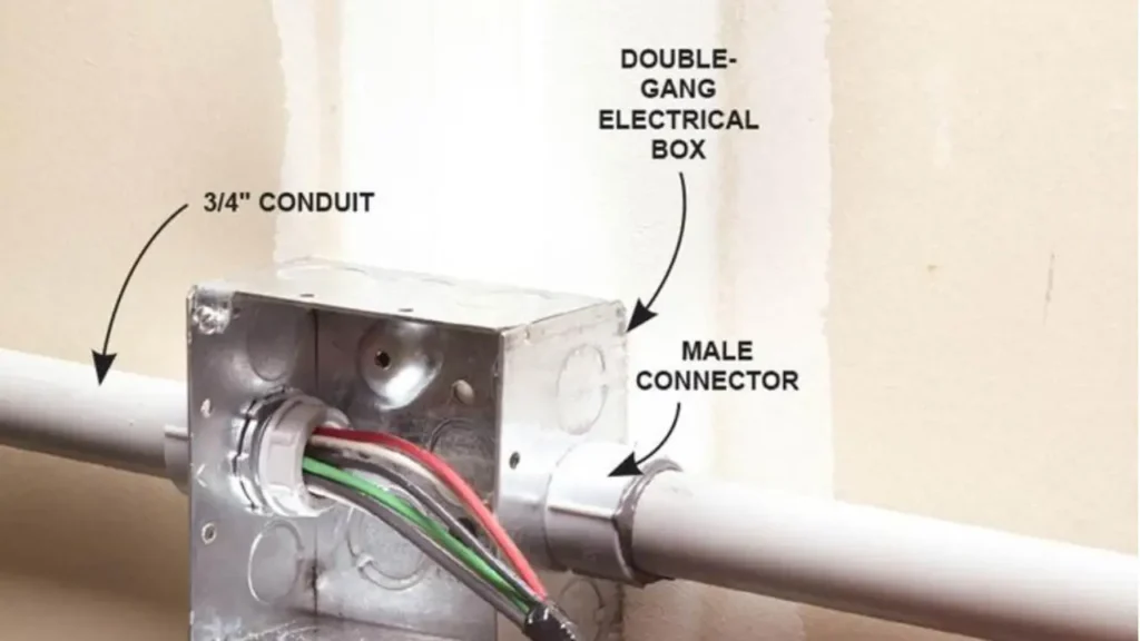 how to connect conduit to junction box