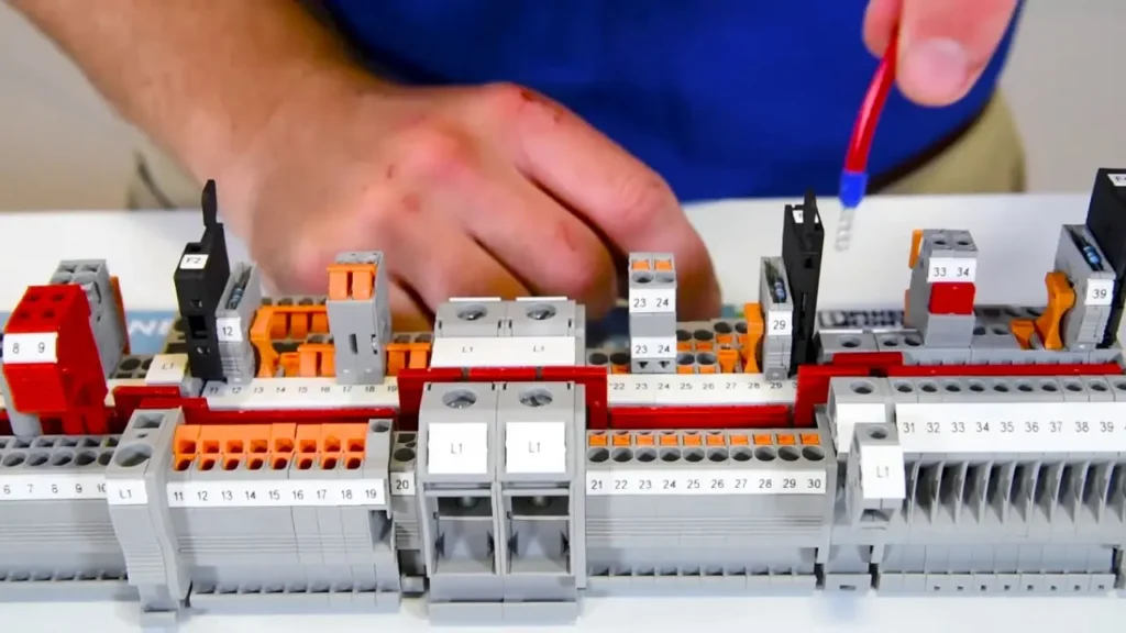 how to connect terminal block