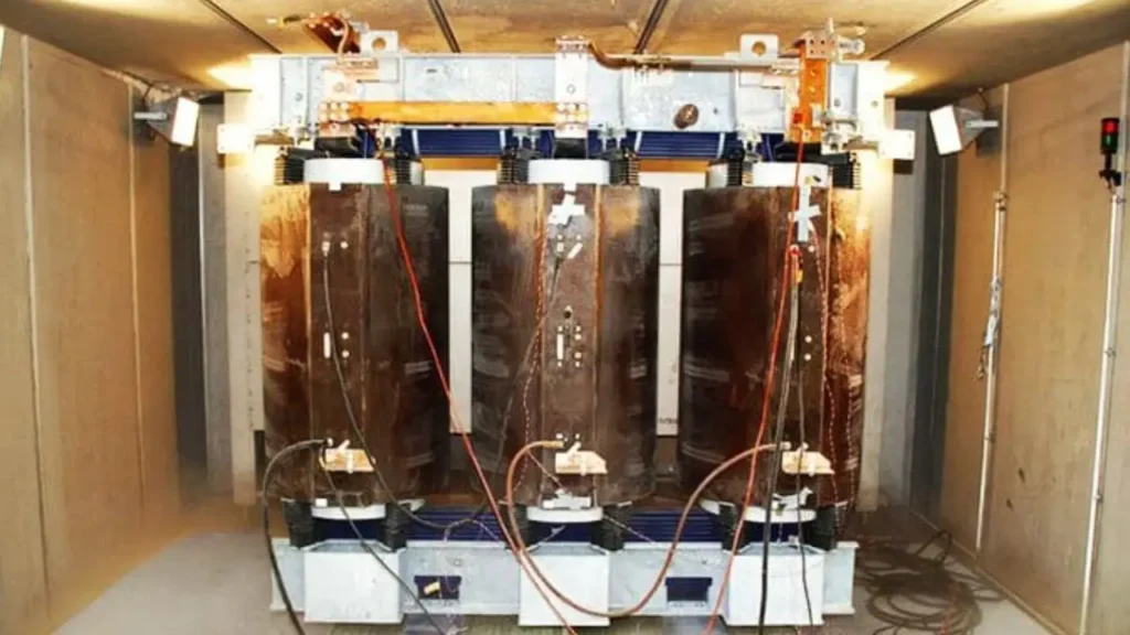 how to test dry type transformer impedance