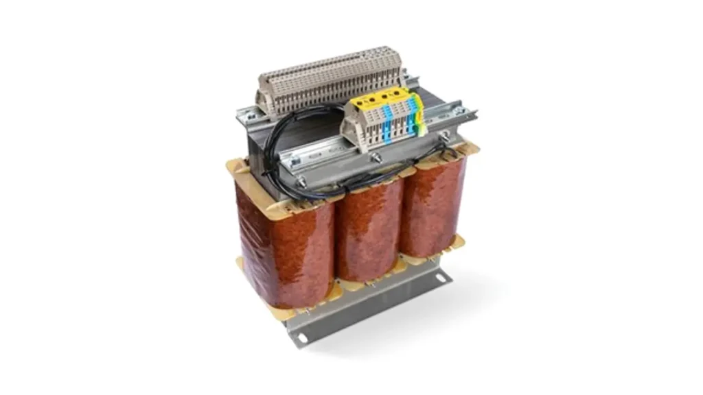 three phase shell type transformer