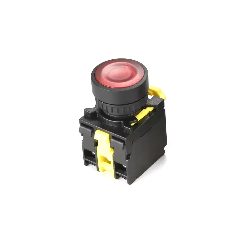 12 volt illuminated push button