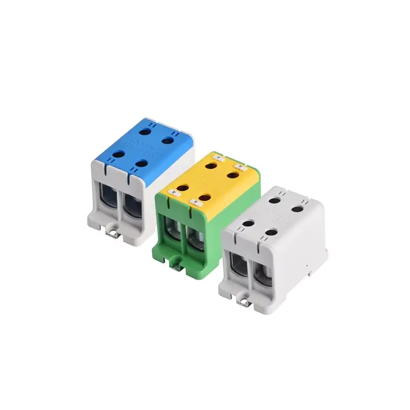 2 pole high current aluminum distribution block connectors