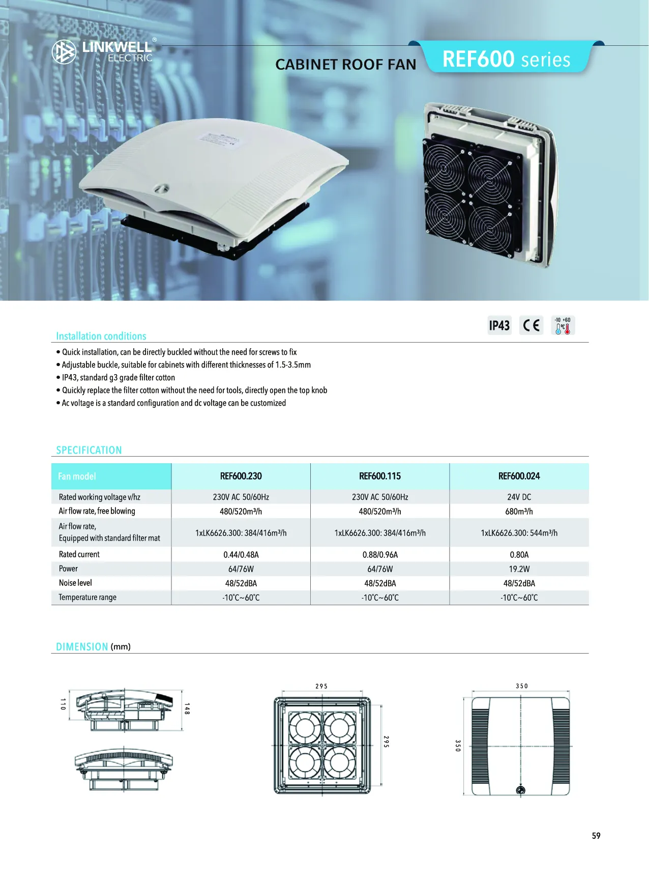Roof fan 71