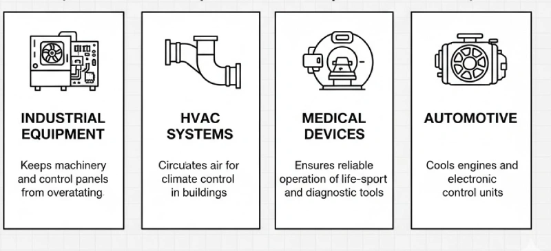 cooling fans application