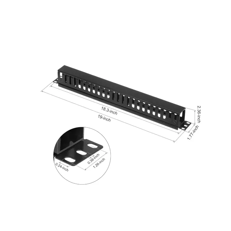 custom server rack cable management
