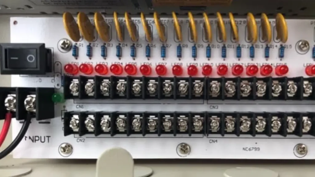 distribution block installation
