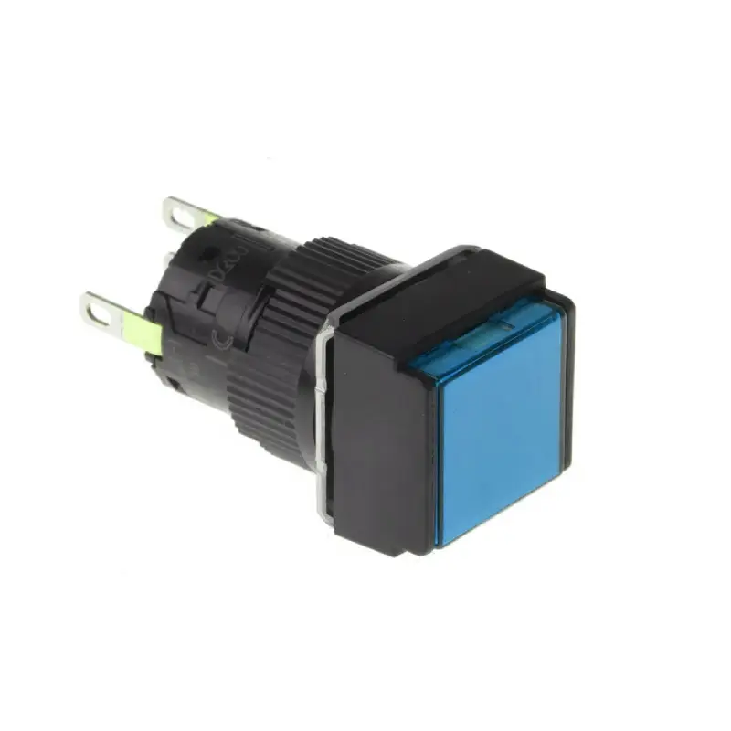 illuminated square push button