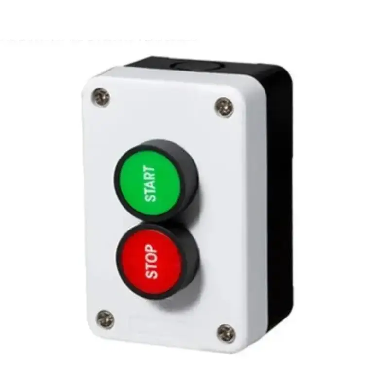 maintained start stop push button