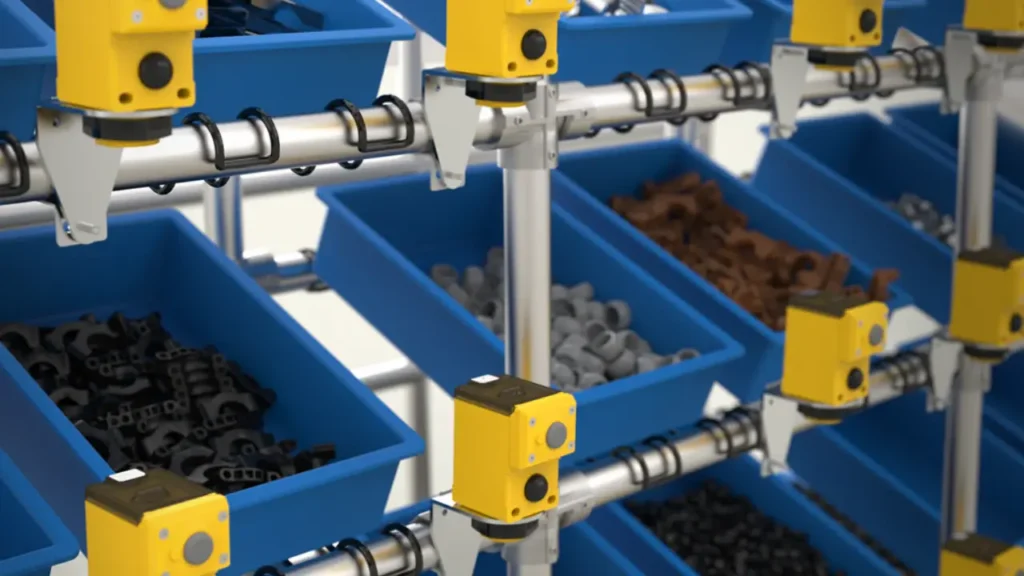 push button manufacturing line