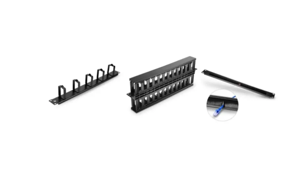 types of network rack cable management