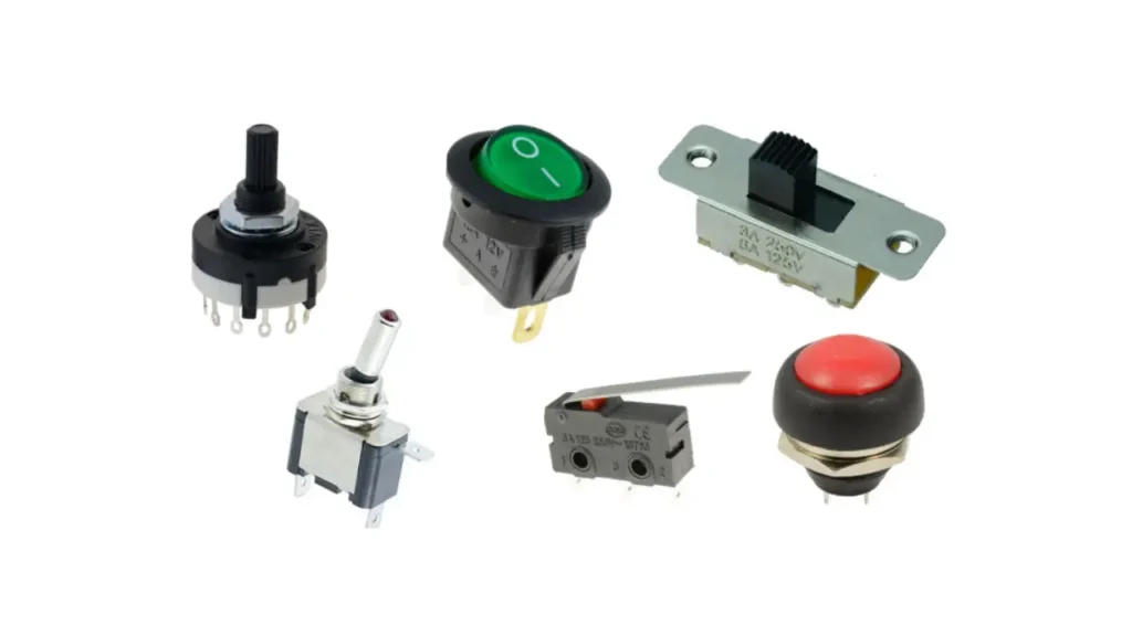 types of push button switches