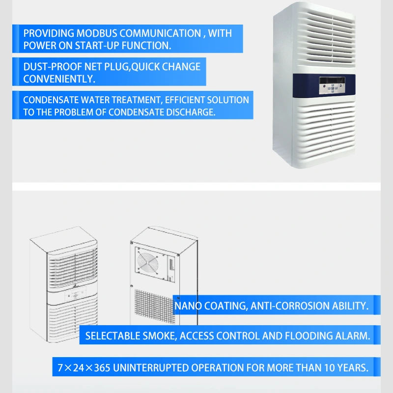 air conditioner for electrical cabinet for practical functions