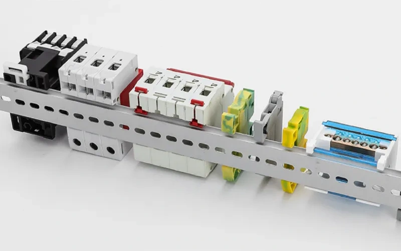 components for din rail