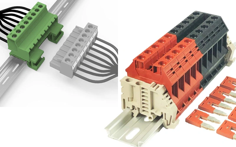 din rail terminal blocks