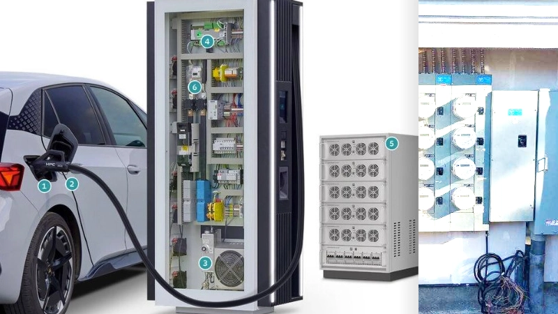 electric vehicle charging station cabinets