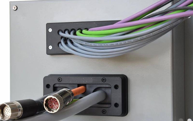 electrical enclosure gland plate