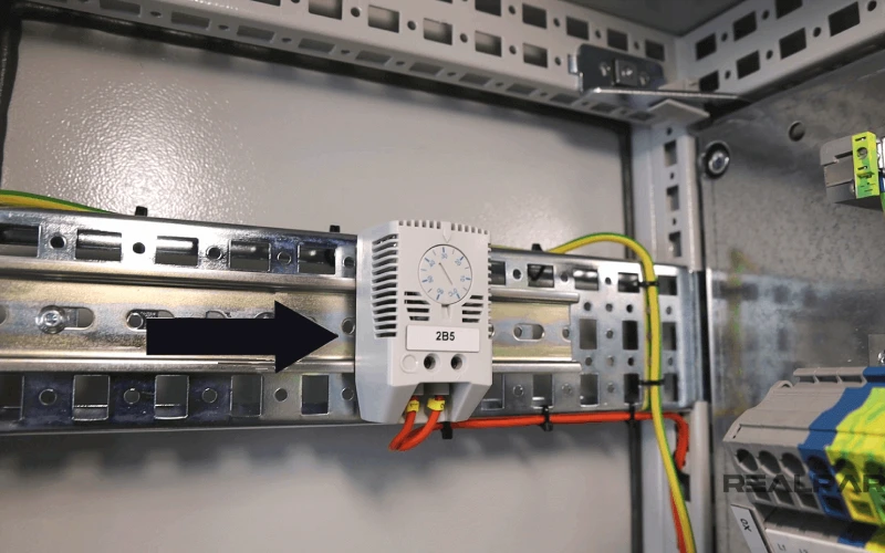 electrical panel thermostat