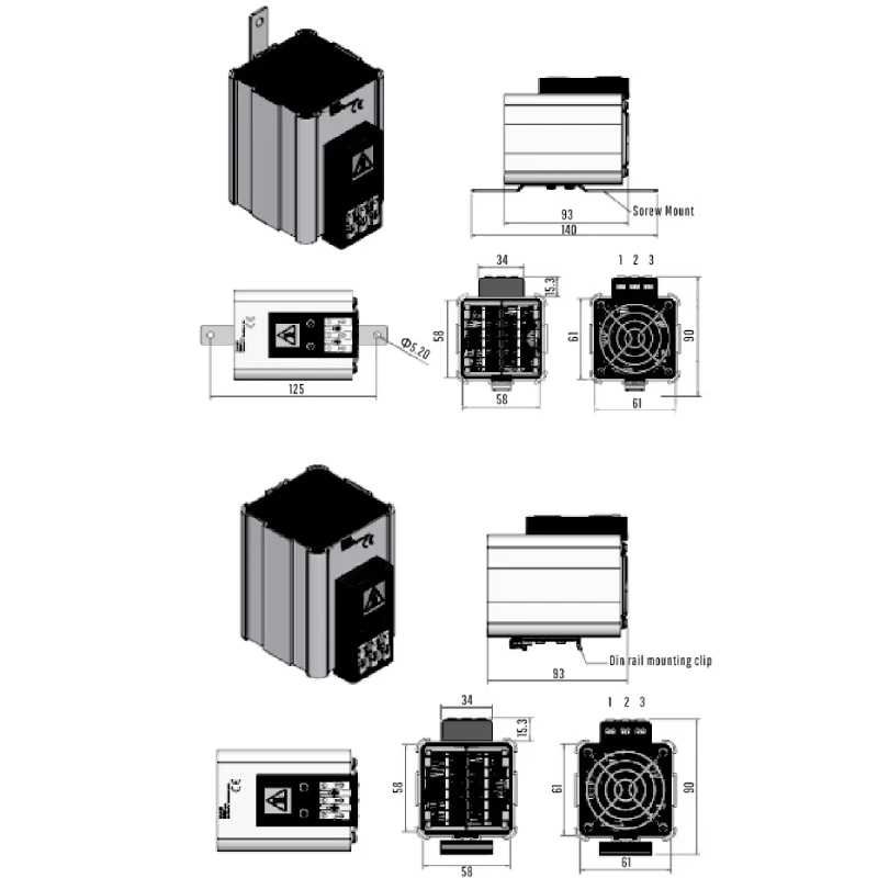 linkwell enclosure fan heater