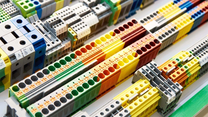 motor control cabinet terminal blocks