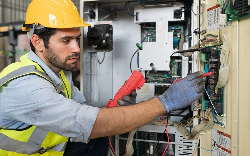 outdoor electrical panel installation personal protective equipment