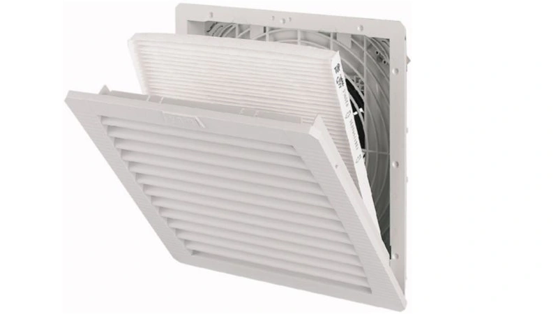 plc enclosure fan and filter
