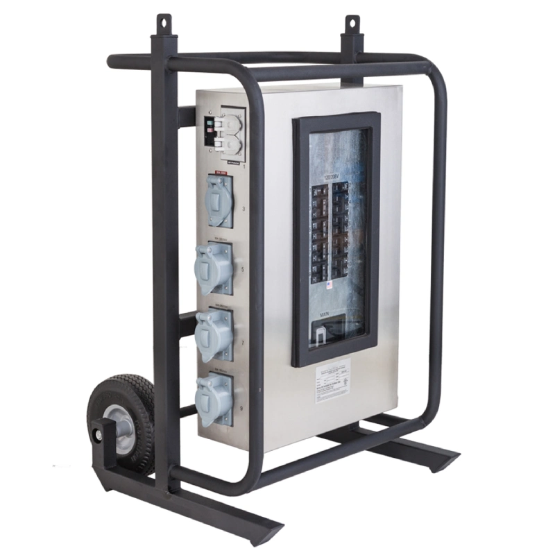 temporary power distribution box