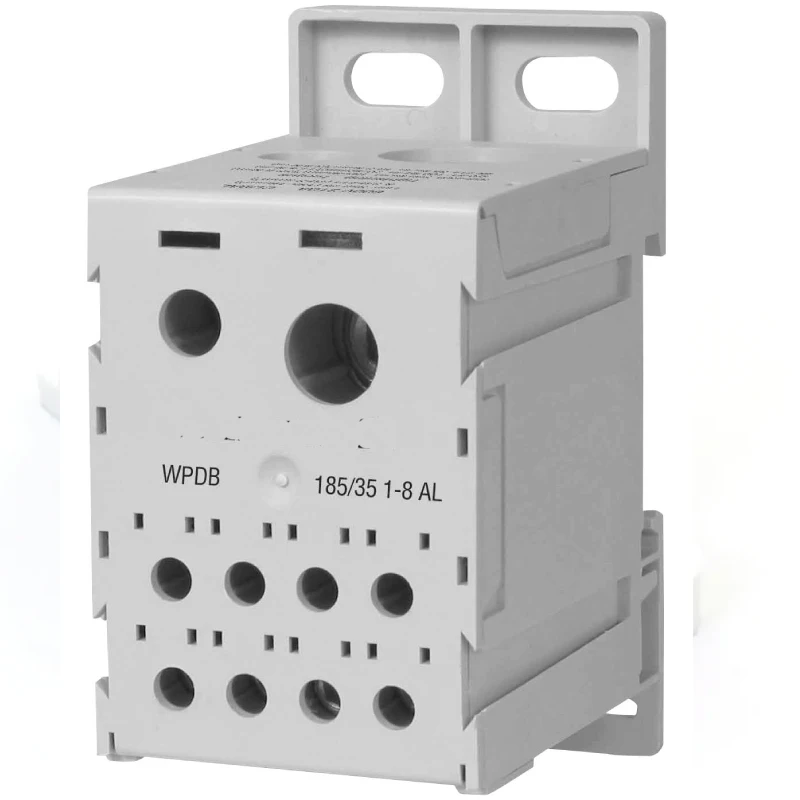 310a 3p 600v 200 kaic din rail distribution block