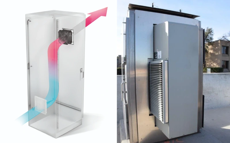4 types of heat transfer mechanisms for cooling electrical enclosures