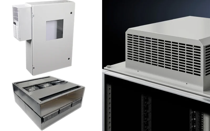 common enclosure air conditioner mounting configurations