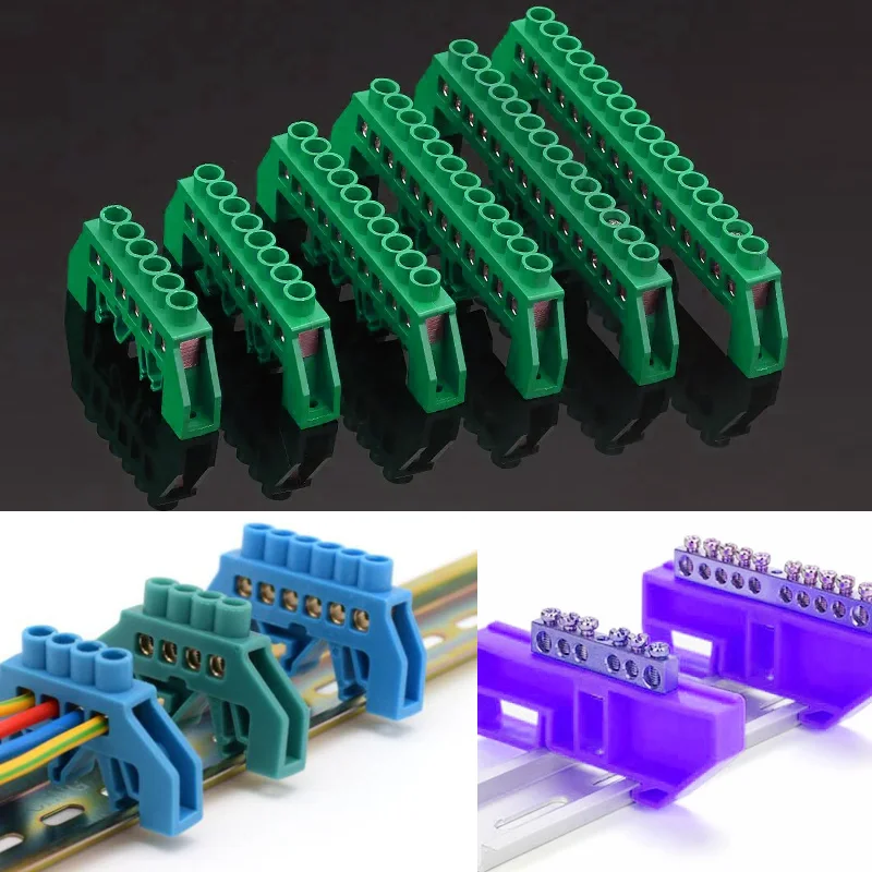 din rail brass terminal blcoks