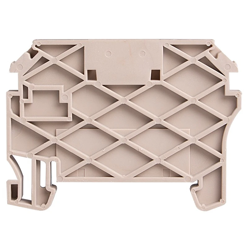 din rail distribution block end brackets