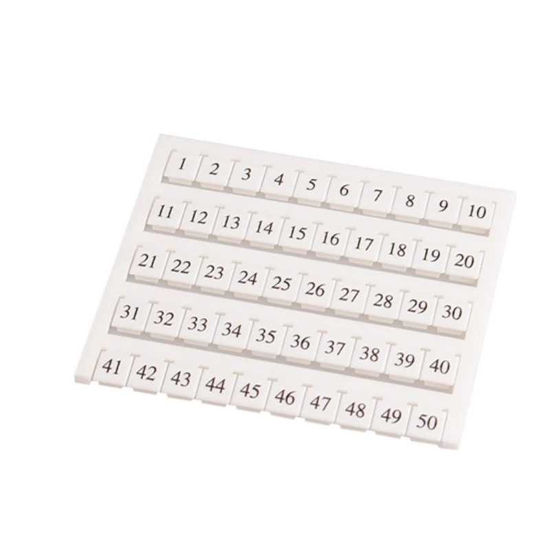 din rail distribution block labels