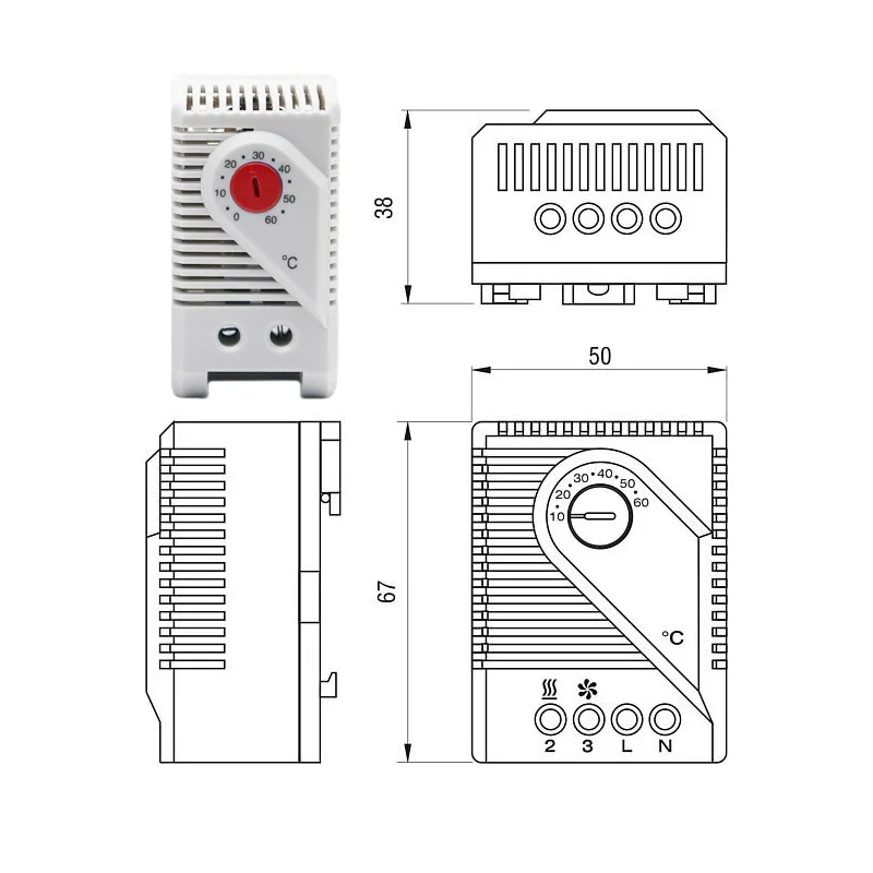 electrical cabinet thermostats