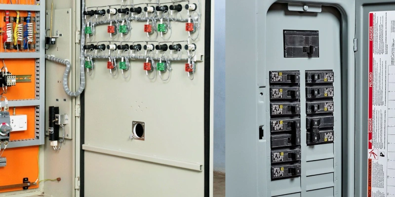 electrical panel and breaker box