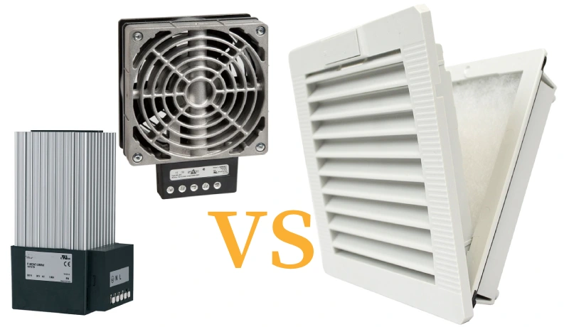 enclosure heating vs ventilated enclosure