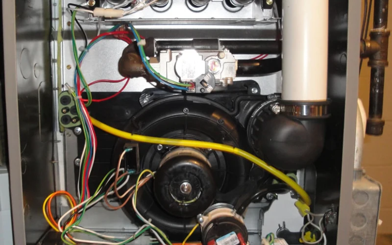 fan stops spinning on cabinet air conditioner