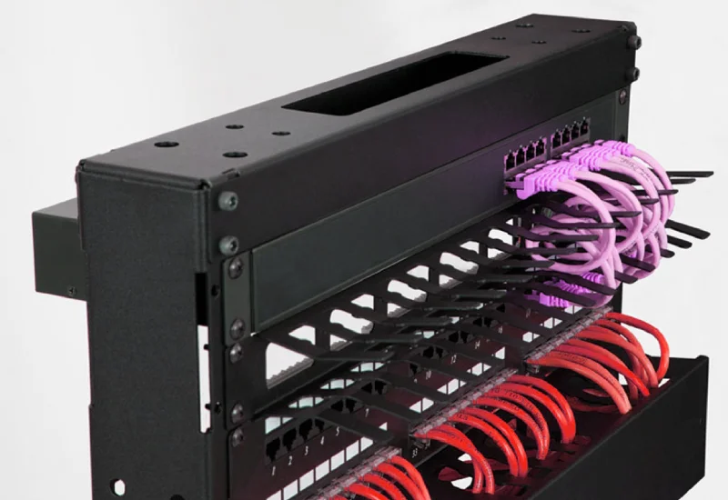 how to use horizontal cable management