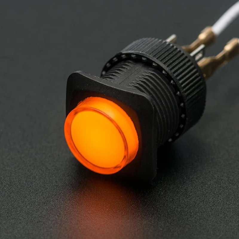 illuminated industrial push buttons
