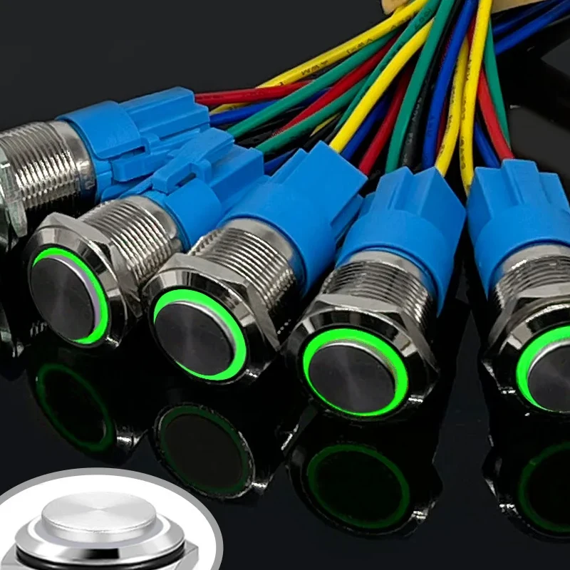 led industrial industrial push buttons