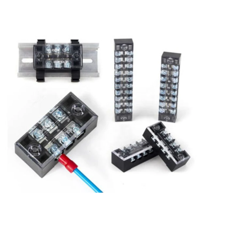 marine terminal block with cover