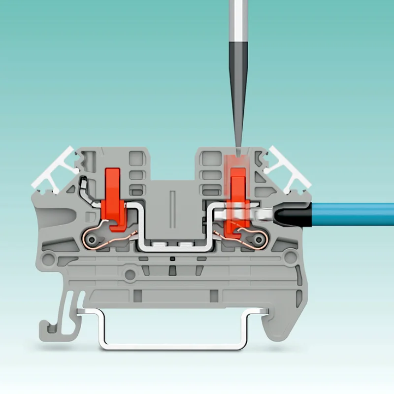 spring clamp terminal block