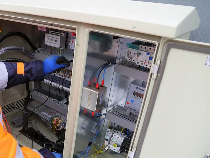 access terminal box in industrial use