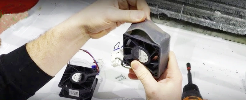 refrigerator fan replacement steps